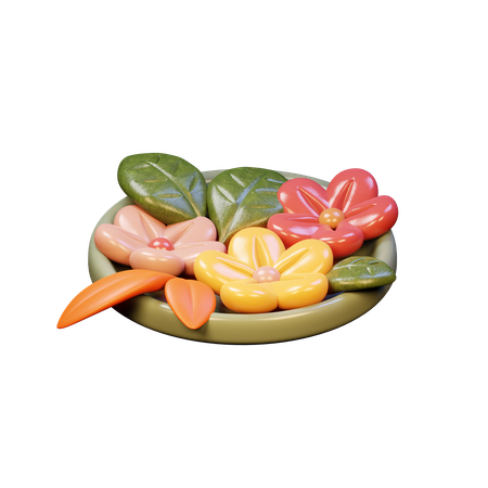 Koreanische blume  3D Icon