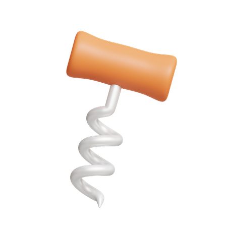 Korkenzieher  3D Icon
