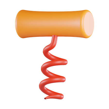 Korkenzieher  3D Icon