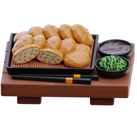 Korokke  3D Icon