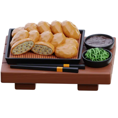 Korokke  3D Icon