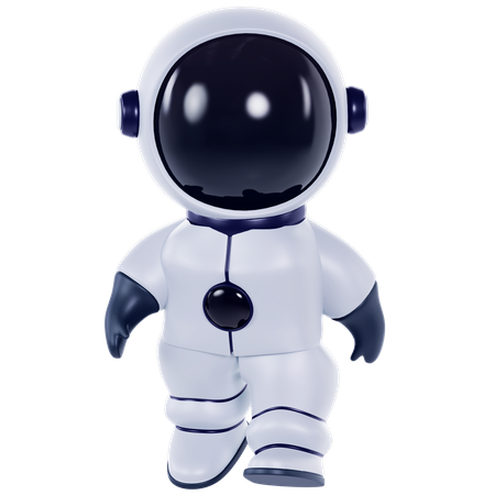 Kosmonaut  3D Illustration