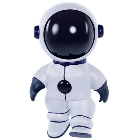 Kosmonaut  3D Illustration