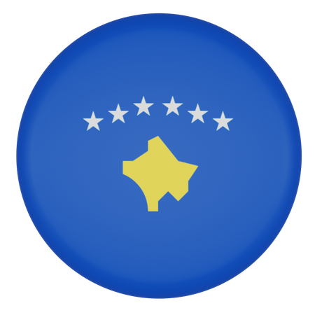 Kosovo  3D Icon