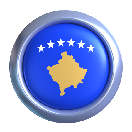 Kosovo Emblem  3D Icon