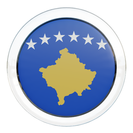 Kosovo Flag  3D Icon