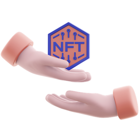 Kostenloses NFT  3D Illustration