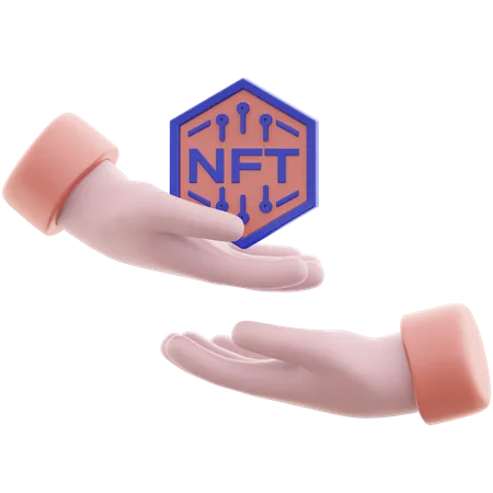 Kostenloses NFT  3D Illustration