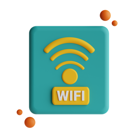 Gratis Wifi  3D Icon