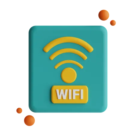 Gratis Wifi  3D Icon