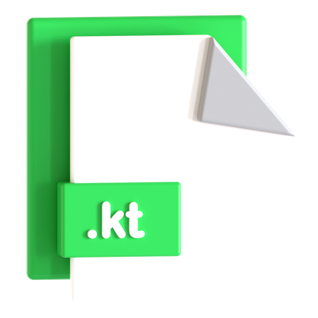 Kotlin Language  3D Icon