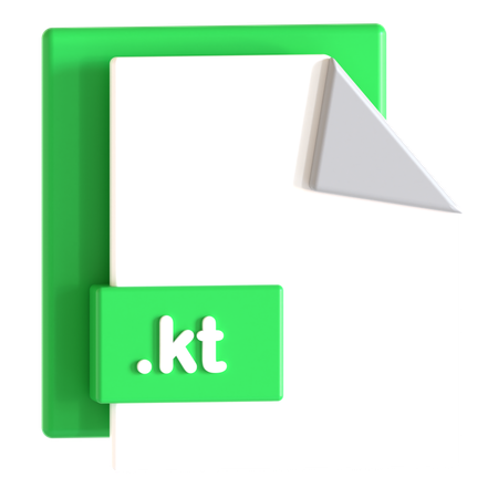 Linguagem kotlin  3D Icon