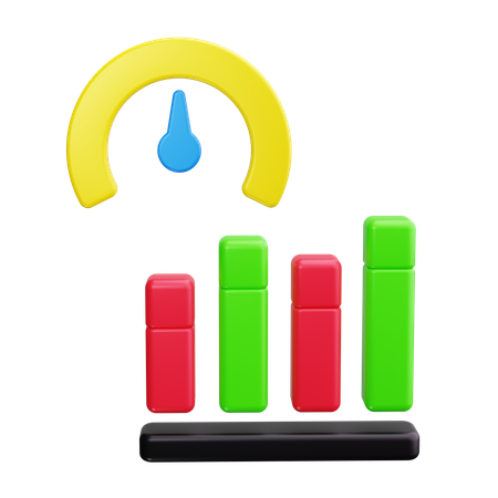 KPI  3D Icon