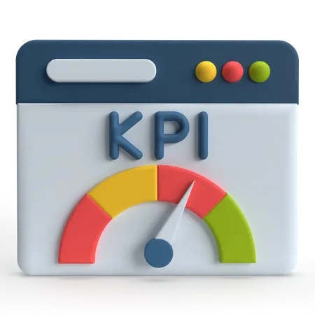 KPI  3D Icon