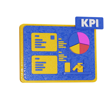 Kpi Board  3D Icon