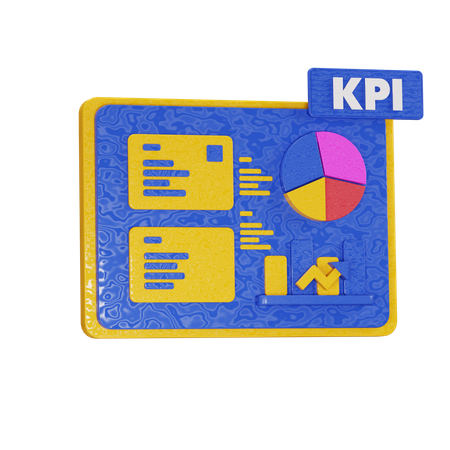 Kpi Board  3D Icon