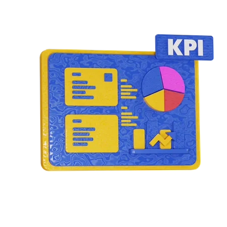 Kpi Board  3D Icon