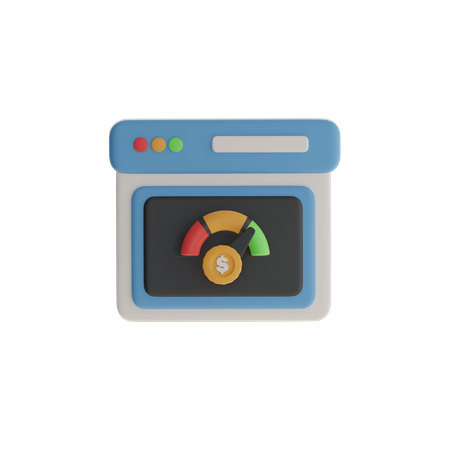 KPI 指標  3D Icon