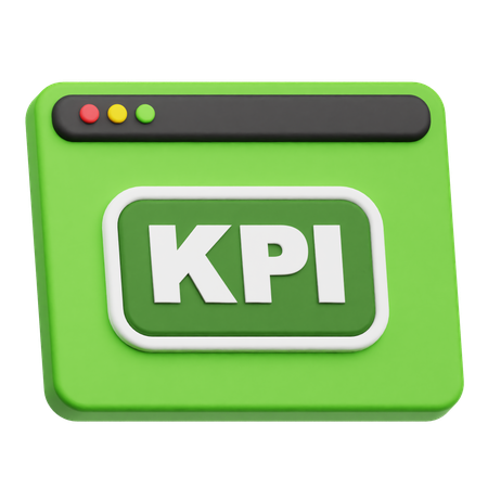 Kpi Website  3D Icon