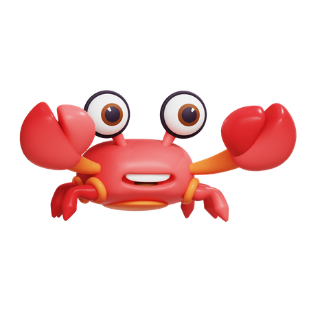 Krabben  3D Icon