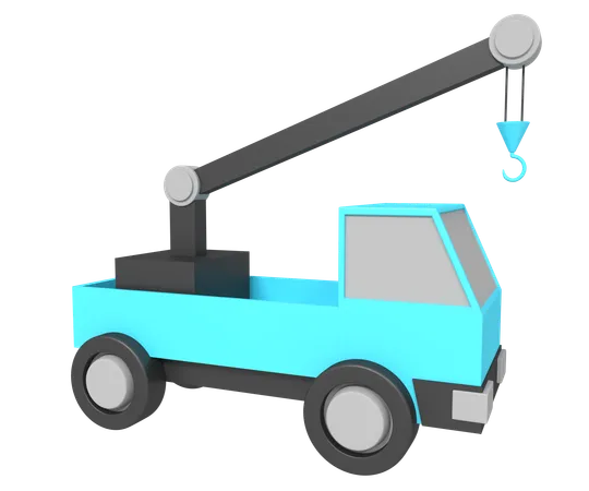 Kran LKW  3D Icon