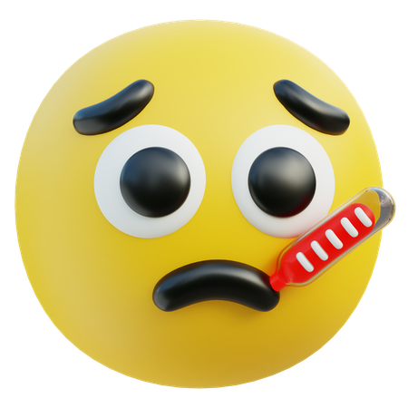 Krankes Emoji  3D Icon