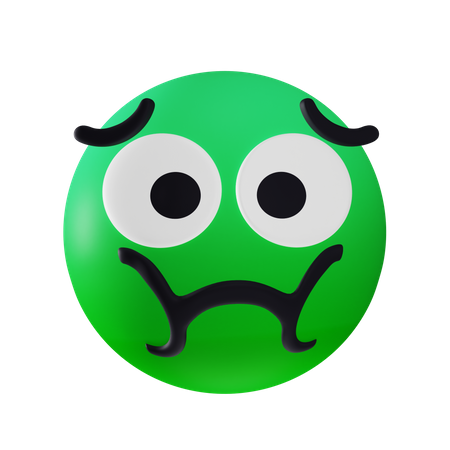 Krankes Emoji  3D Icon