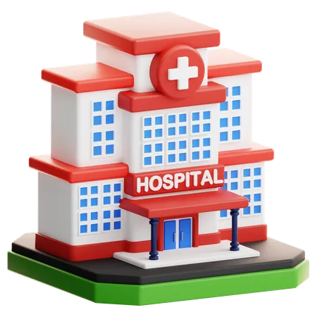 Krankenhaus  3D Icon