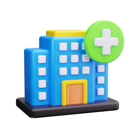 Krankenhaus  3D Icon