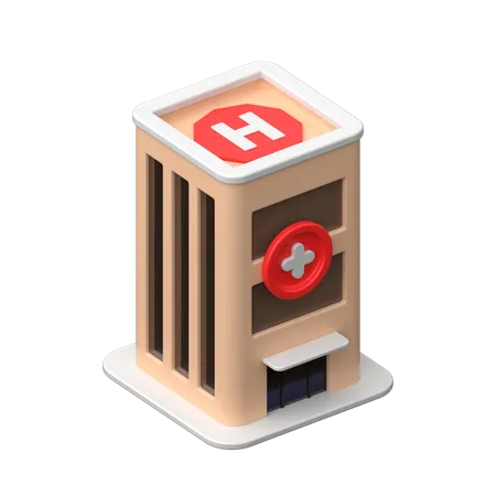 Krankenhaus  3D Icon