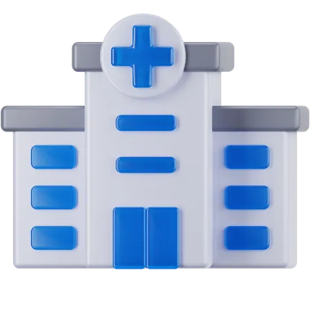 Krankenhaus  3D Icon