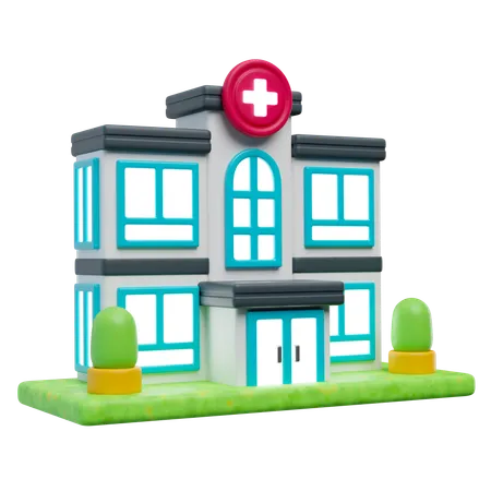 Krankenhaus  3D Icon