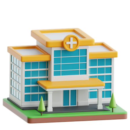 Krankenhaus  3D Icon