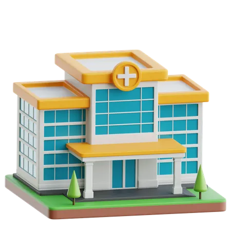 Krankenhaus  3D Icon