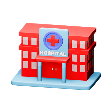 Krankenhaus  3D Icon