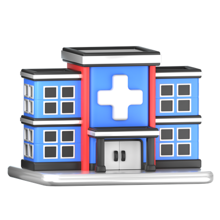 Krankenhaus  3D Icon