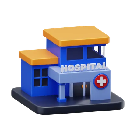 Krankenhaus  3D Icon