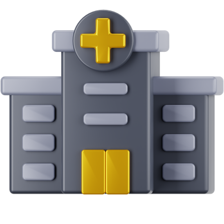 Krankenhaus  3D Icon