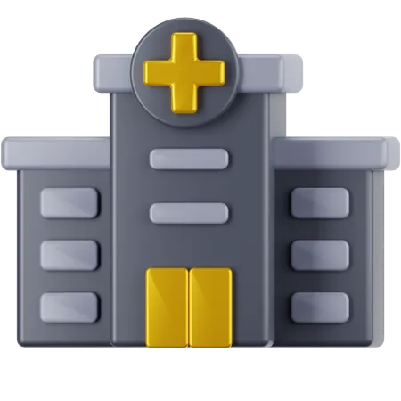 Krankenhaus  3D Icon