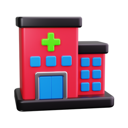 Krankenhaus  3D Icon