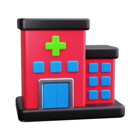 Krankenhaus  3D Icon