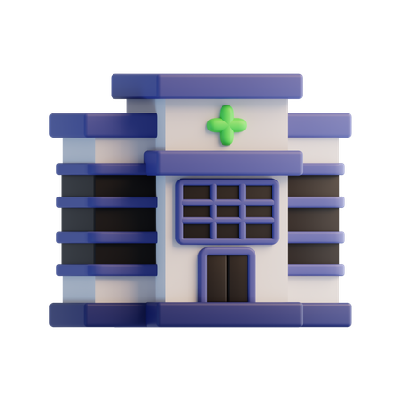 Krankenhaus  3D Icon