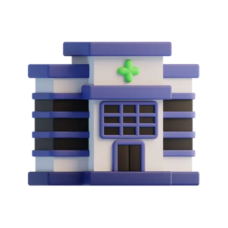 Krankenhaus  3D Icon