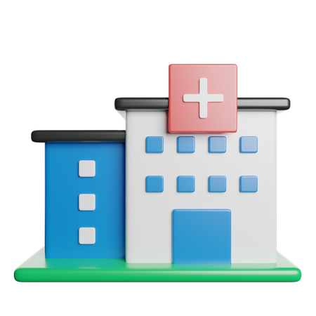 Krankenhaus  3D Icon