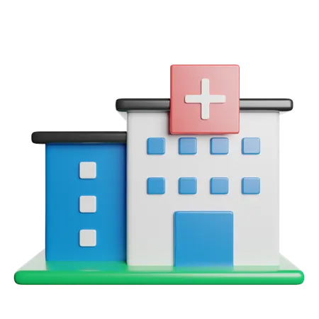 Krankenhaus  3D Icon