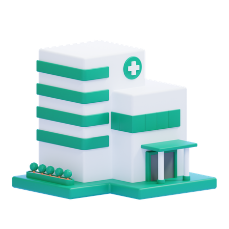 Krankenhaus  3D Icon