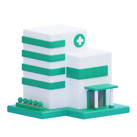 Krankenhaus  3D Icon