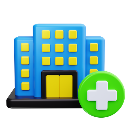 Krankenhaus  3D Icon