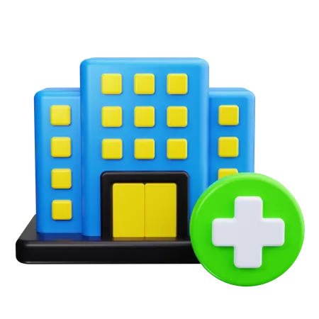 Krankenhaus  3D Icon