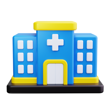 Krankenhaus  3D Icon